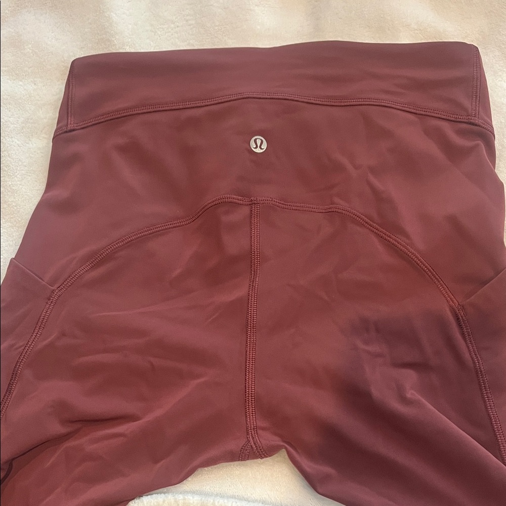 Lululemon Burgundy Leggings